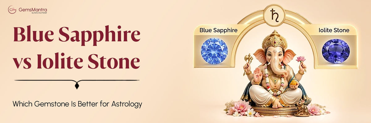 Blue Sapphire vs Iolite