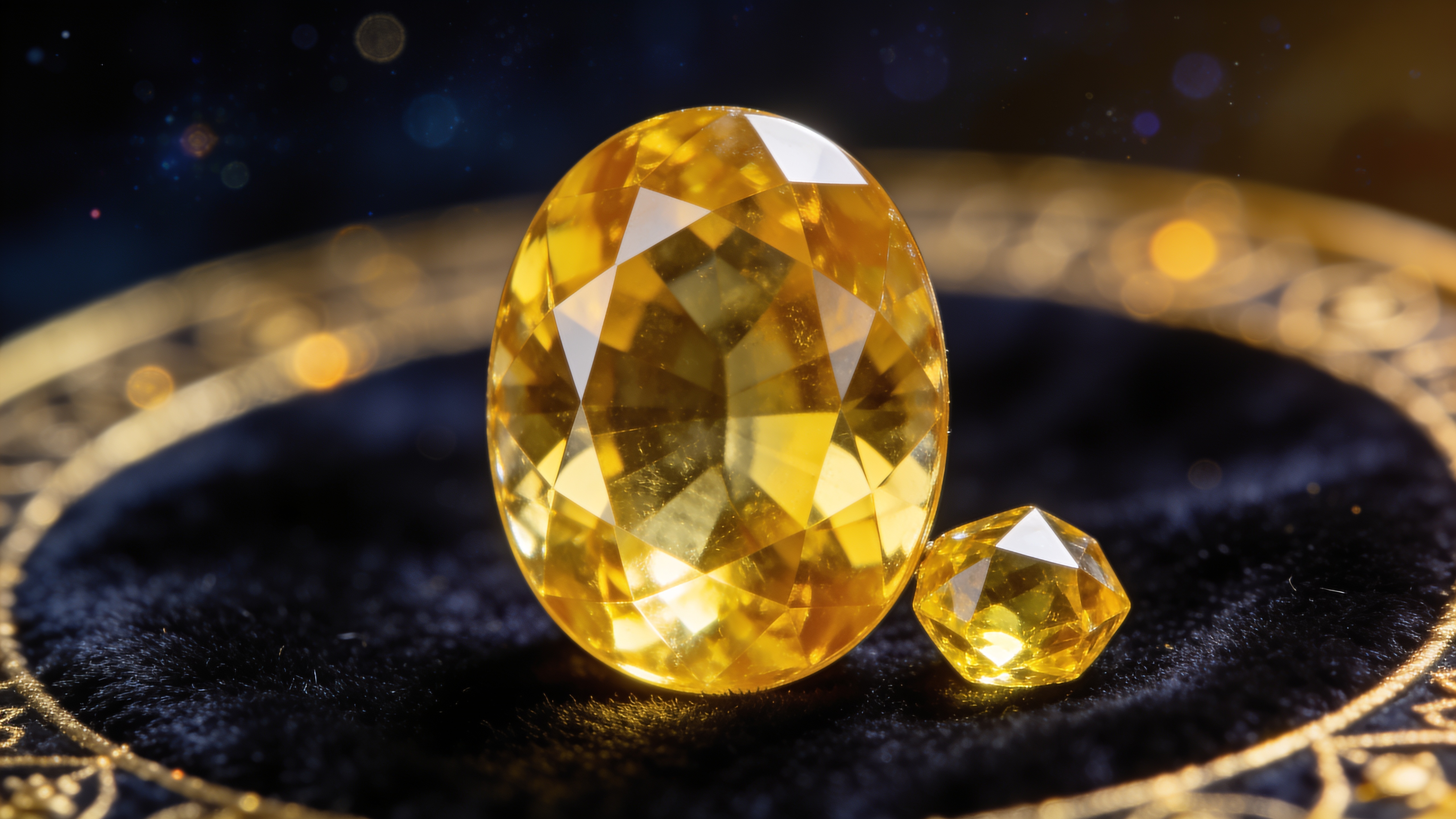 Lucky gemstones for Sagittarius (Dhanu Rashi) — Yellow Sapphire (Pukhraj) — GemsMantra