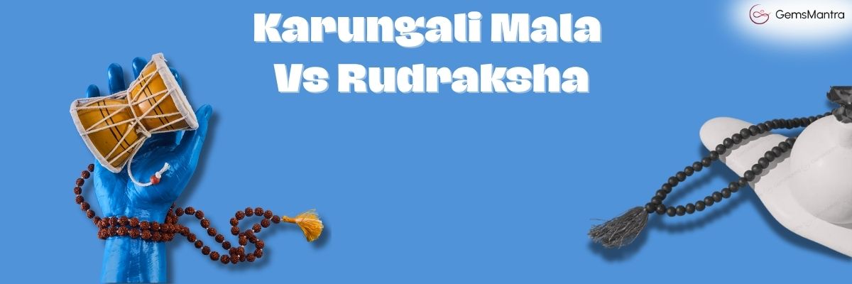 karungali mala vs rudraksha