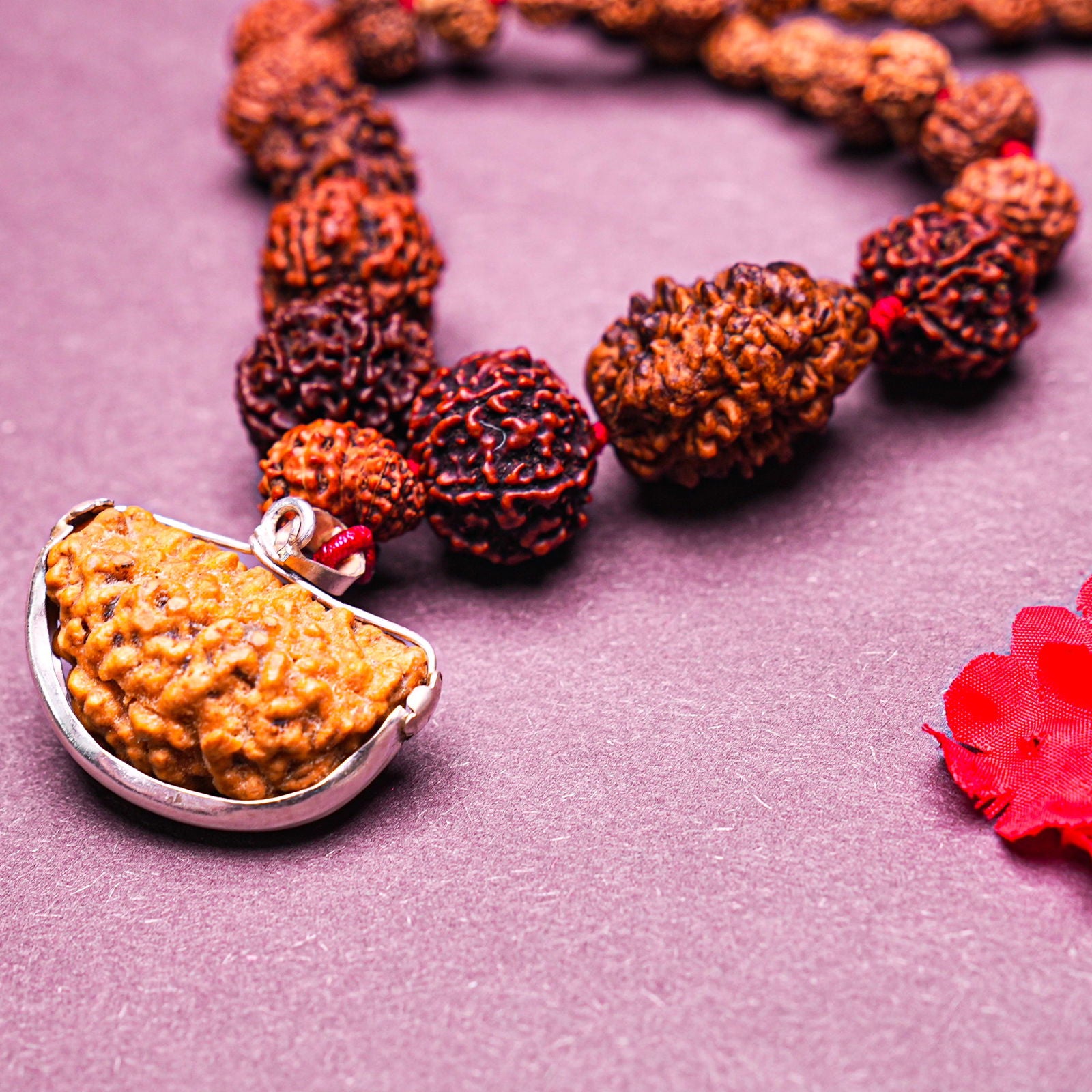 1-14 Mukhi Siddha Rudraksha Mala (Indonesian Beads)