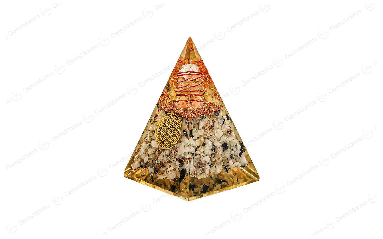Rainbow Moonstone Nubian Pyramid