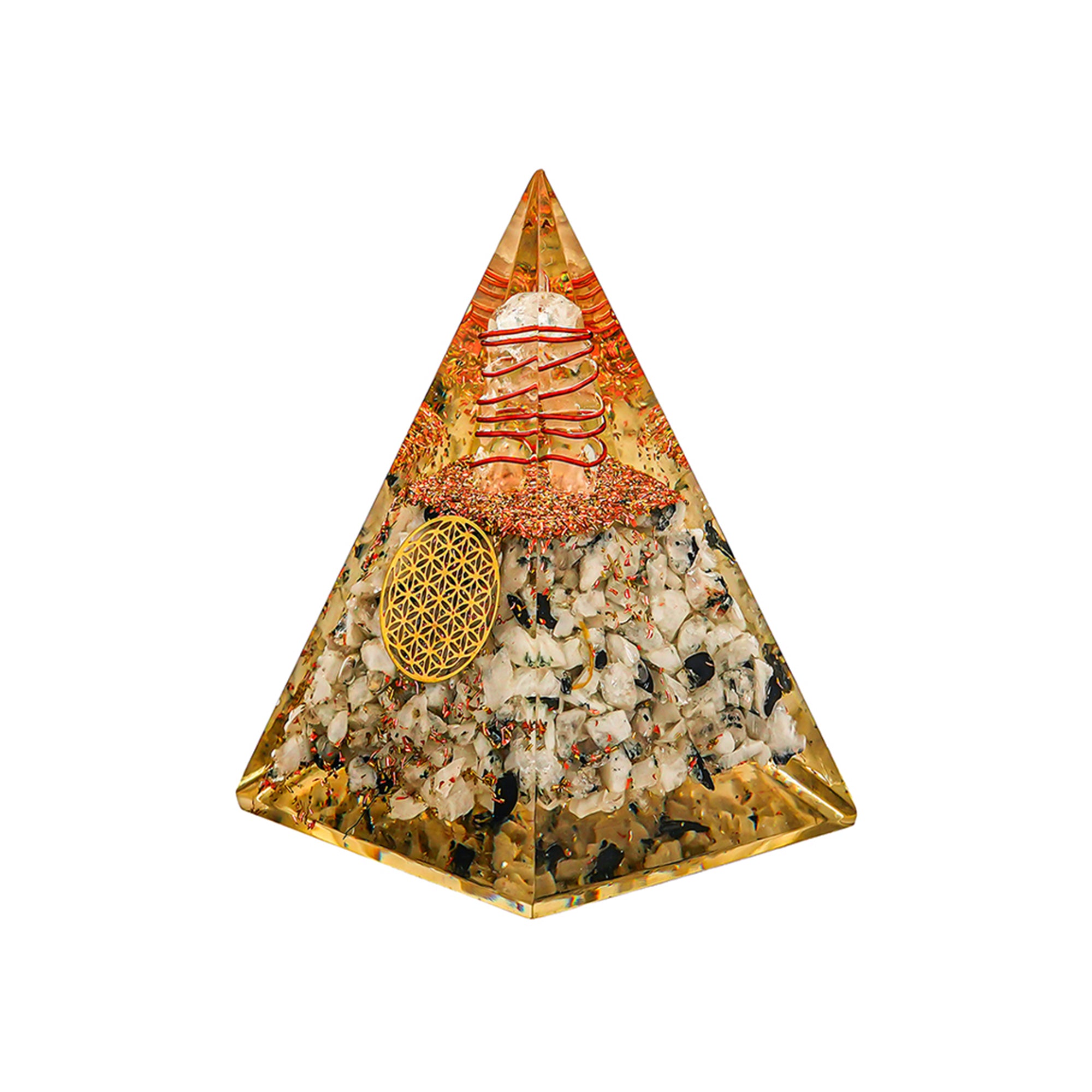 Rainbow Moonstone Nubian Pyramid – for Vastu