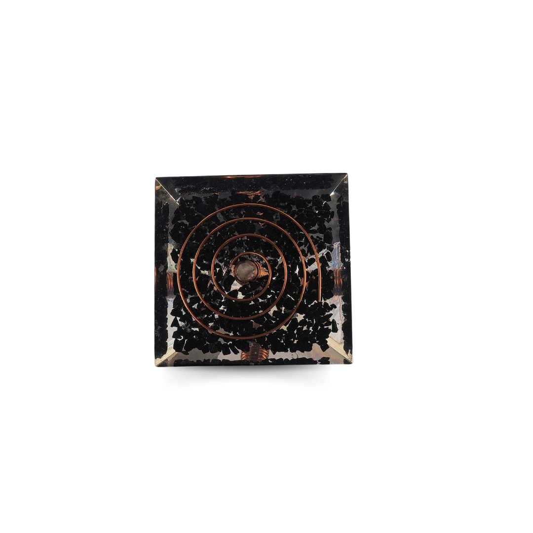 Amethyst Orgonite Pyramid – for Positive Energy