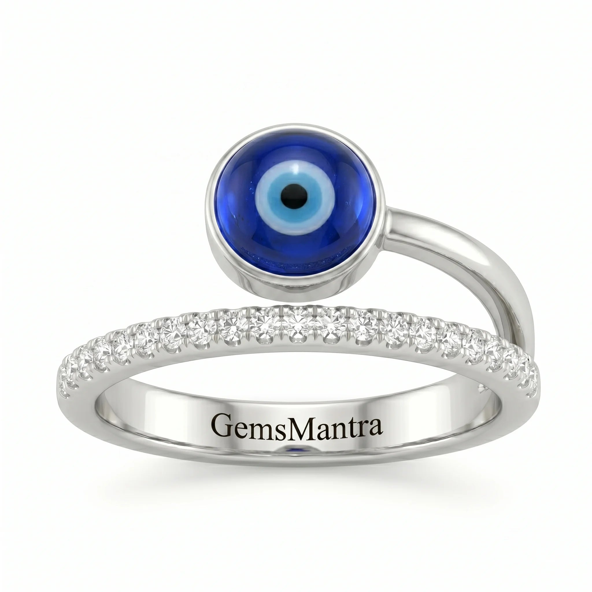 Evil Eye Minimal Ring