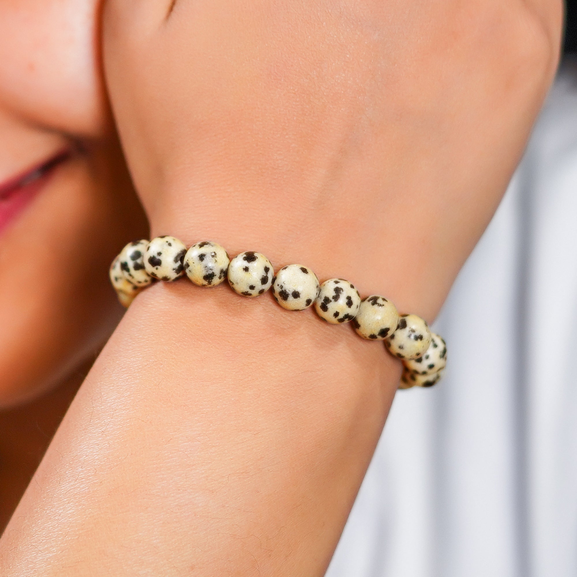 Dalmatian Jasper Bracelet – Joy, Playfulness & Grounding