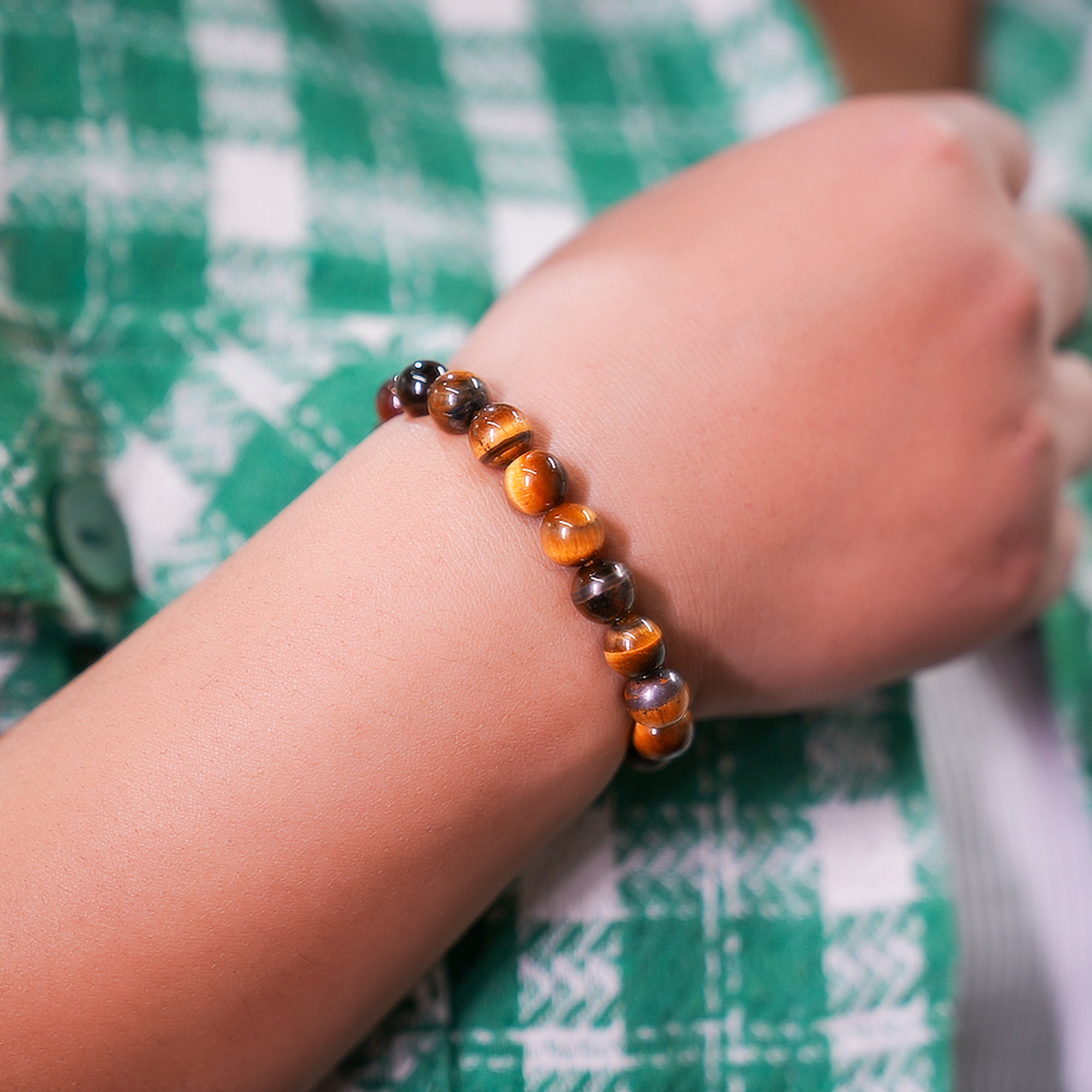 Brown Tiger Eye Bracelet for Men – Courage & Focus
