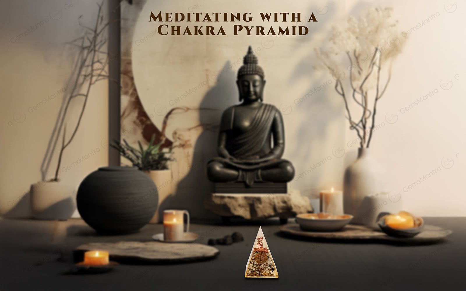 Rainbow Moonstone Nubian Pyramid