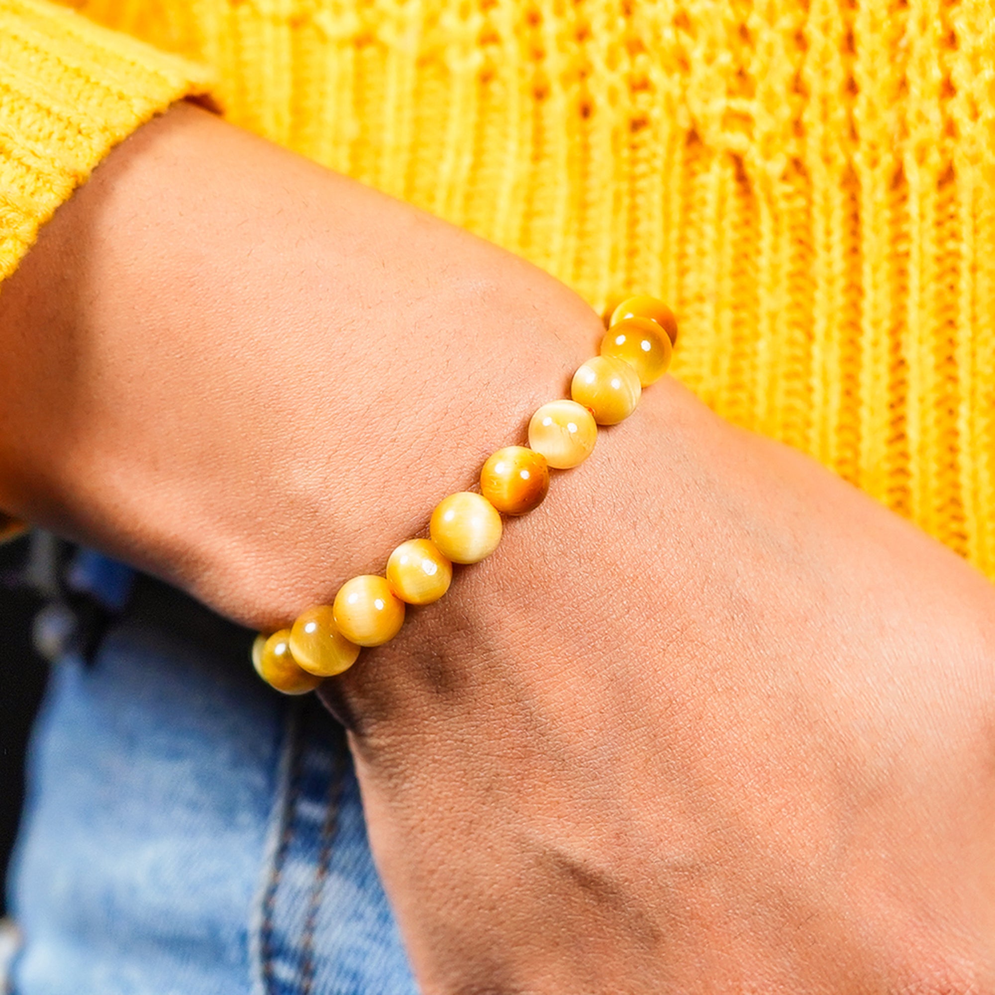 Cat's Eye Bracelet – Protection & Intuition