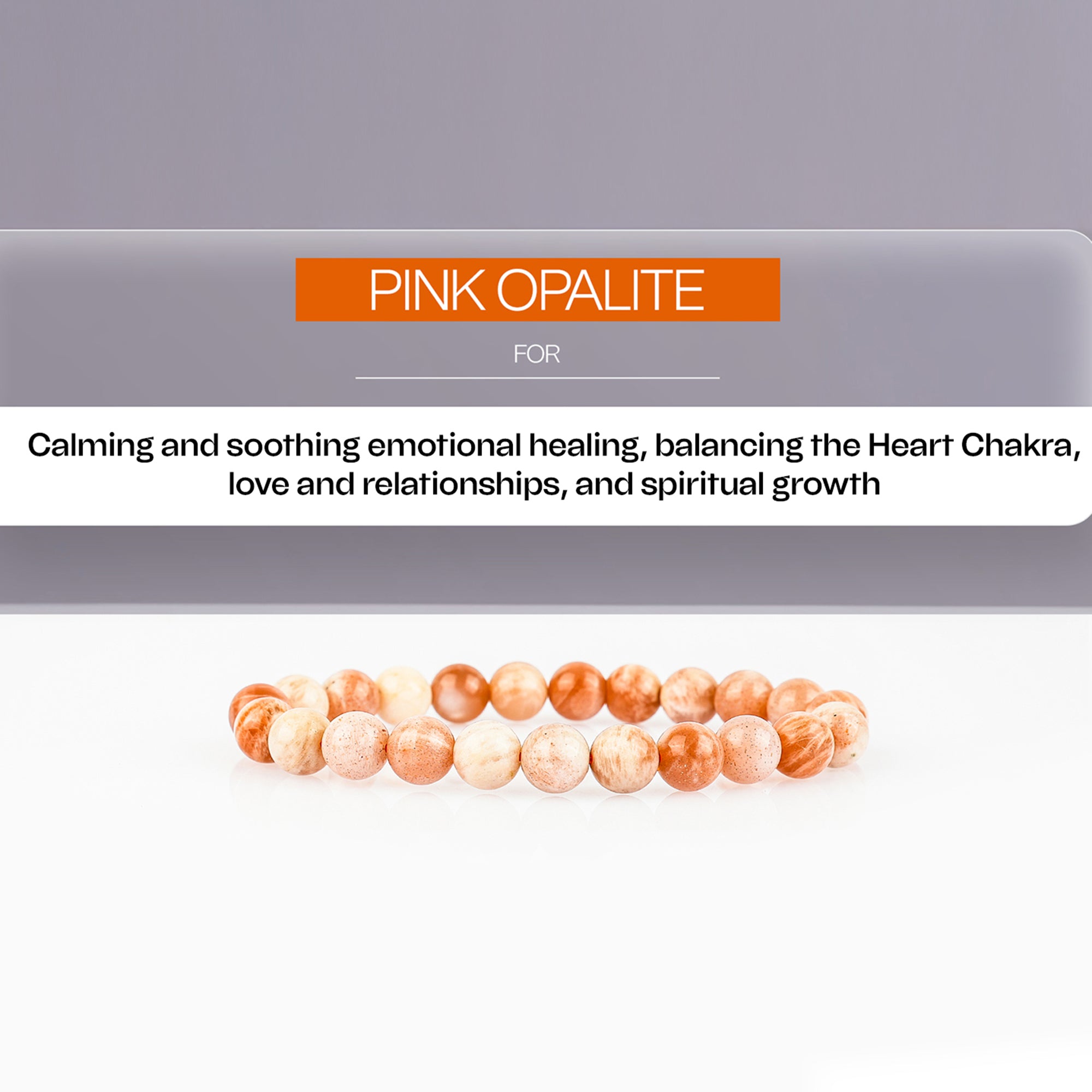 Opalite Pink Bracelet – Love