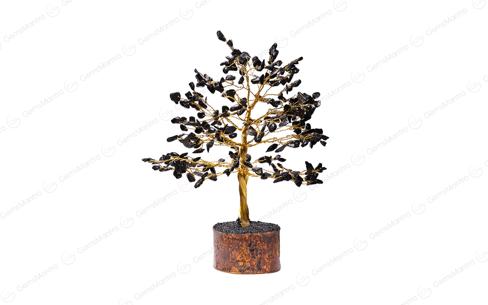 Large Black Agate Crystal Tree