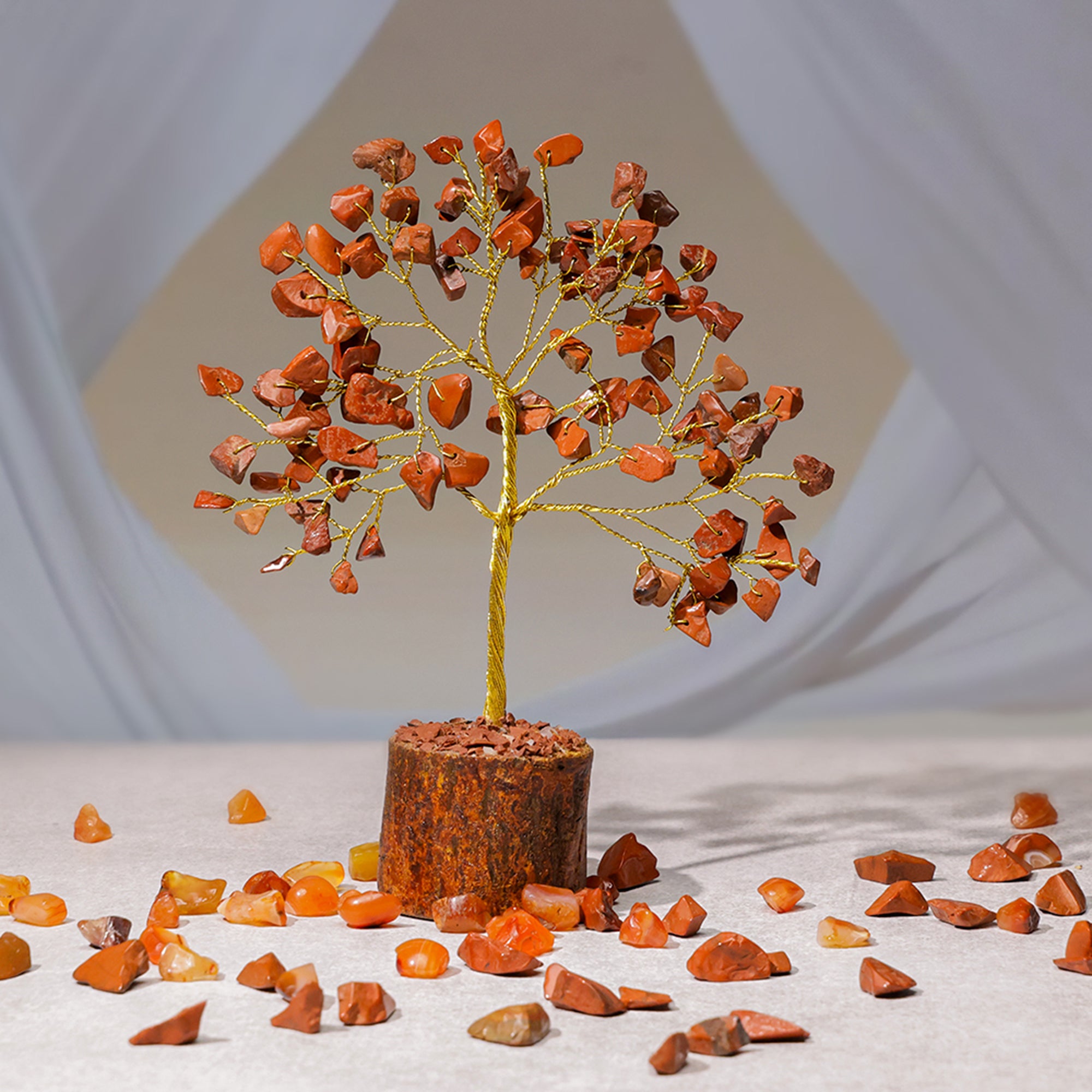 Red Jasper Crystal Tree – Small, for Vastu