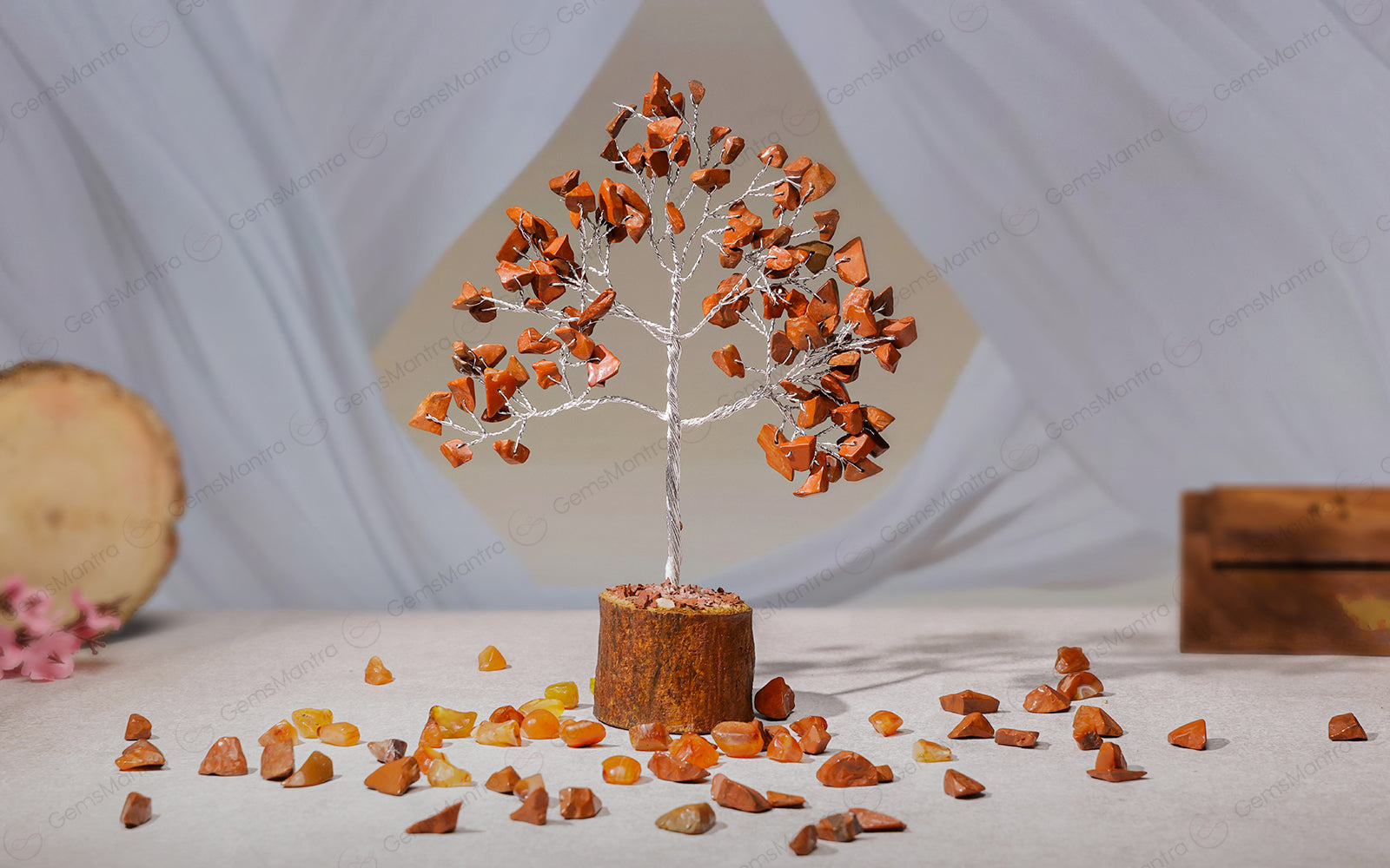 Small Red Jasper Crystal Tree