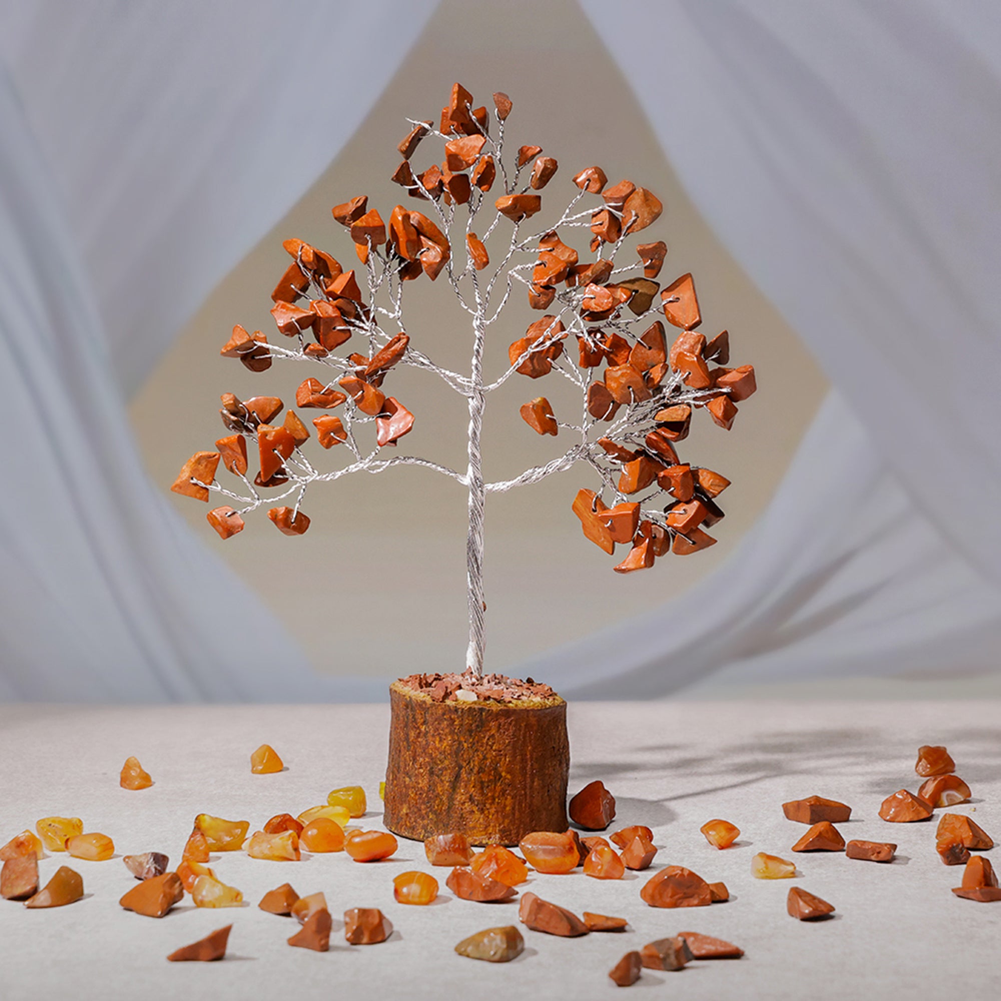 Red Jasper Crystal Tree – Small, for Vastu