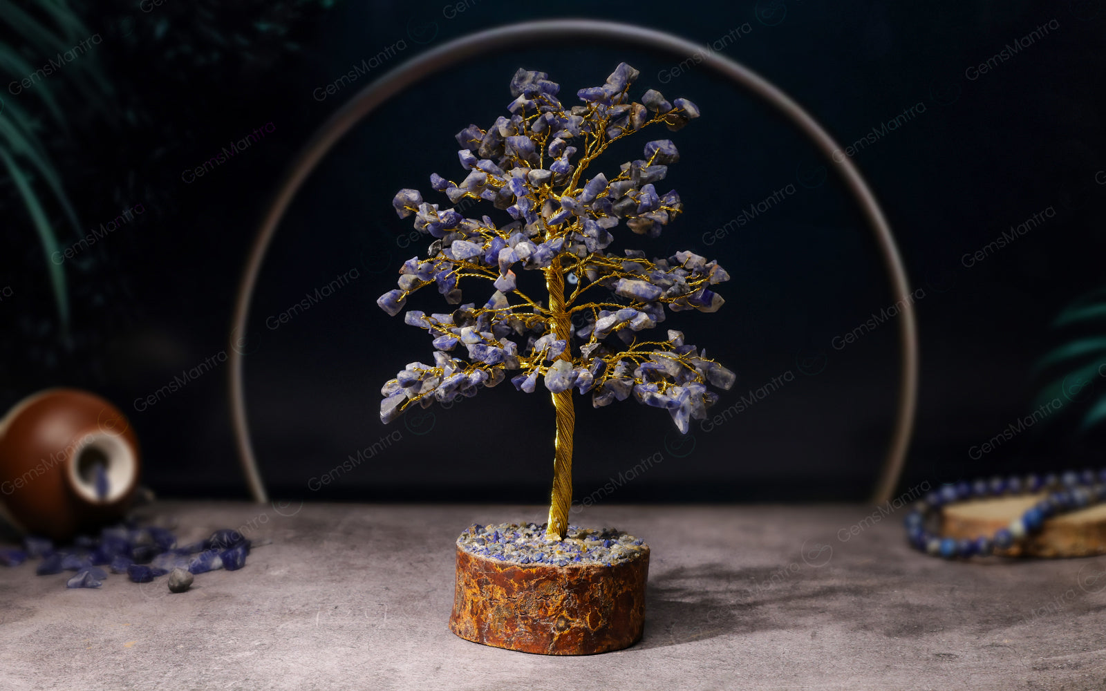 Large Sodalite Crystal Tree