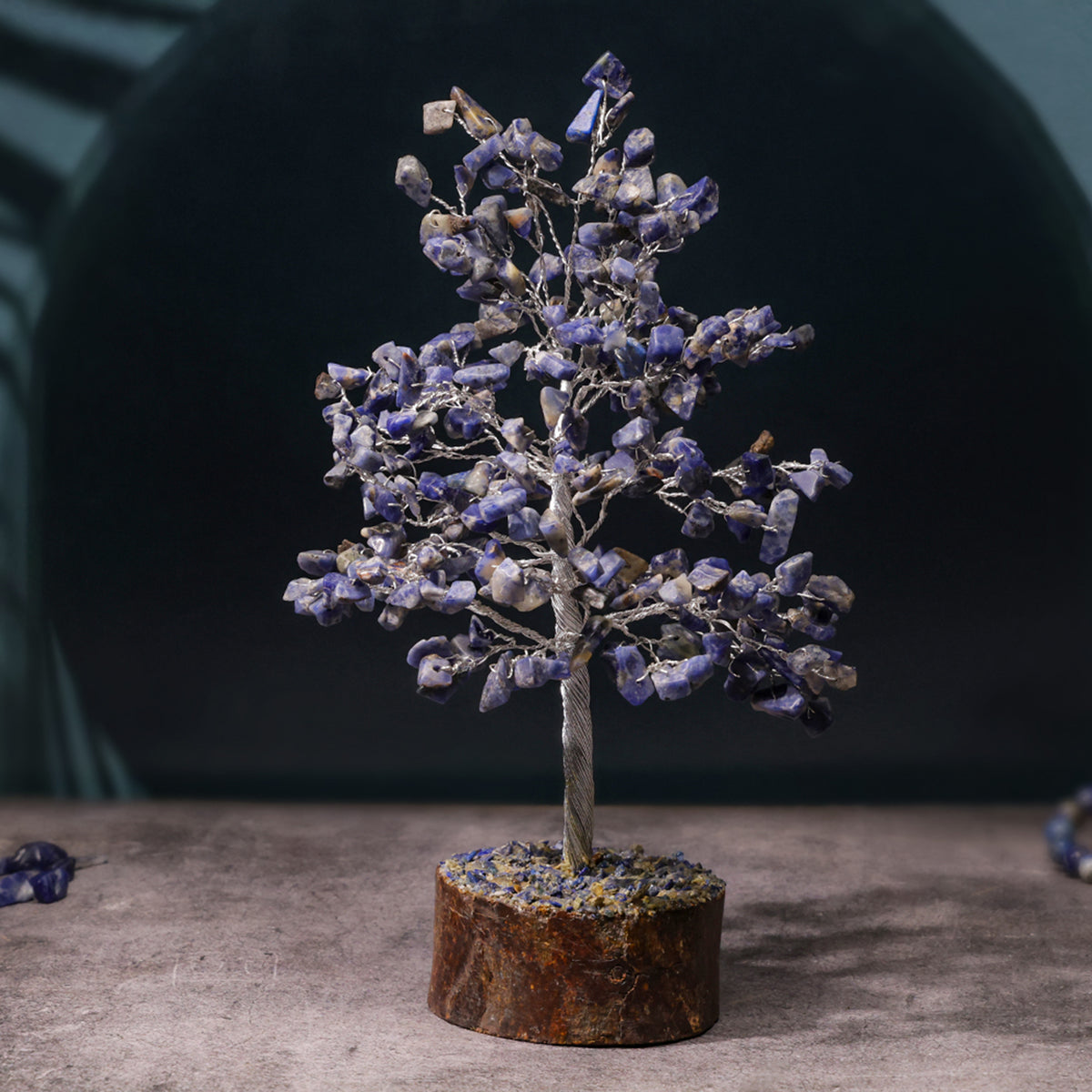 Sodalite Crystal Tree – Large, for Vastu – view 4