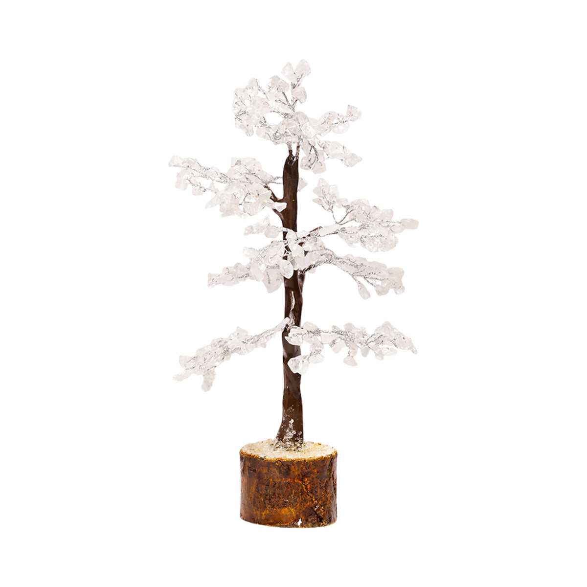 Crystal Quartz Tree – Wooden Base, for Vastu – view 5