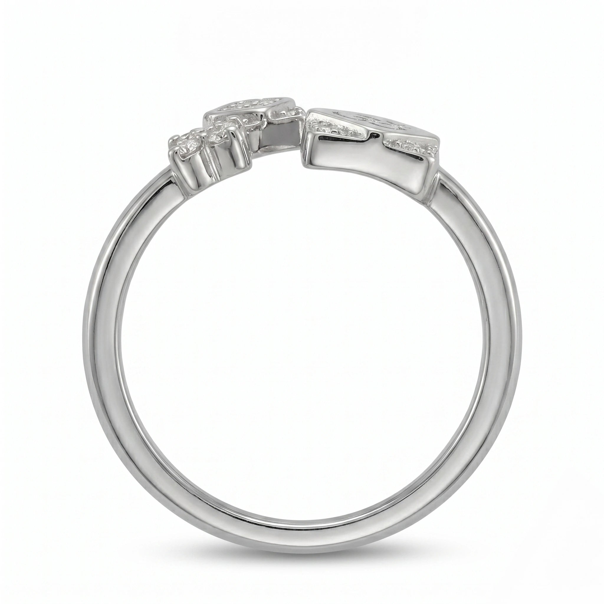 Om silver ring
