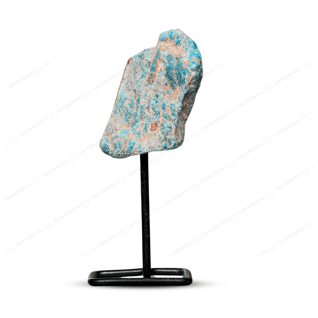 Apatite Raw Stone Stand - Gemsmantra