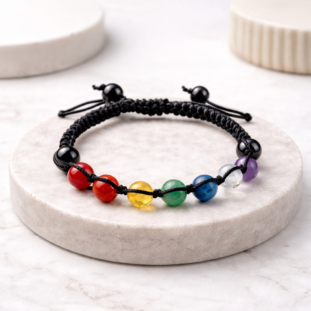 7 Chakra Adjustable Bracelet