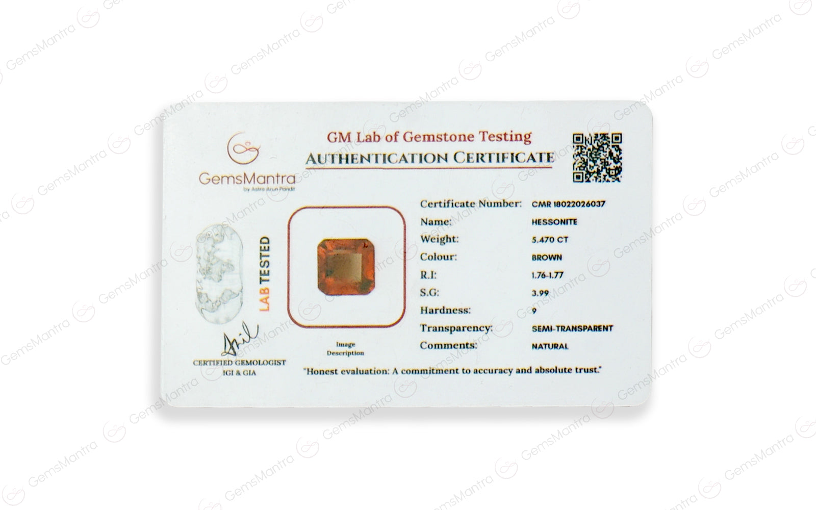 Gomed - 5.47 Carats