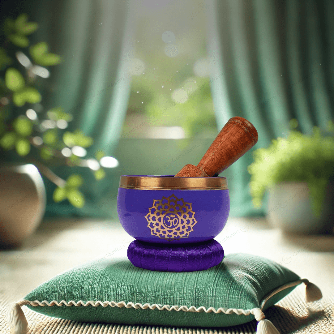 Crown Chakra Singing Bowl - Gemsmantra