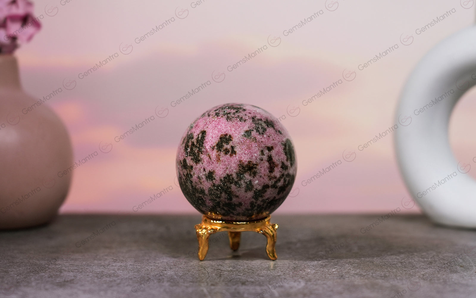 Rhodonite Sphere Ball