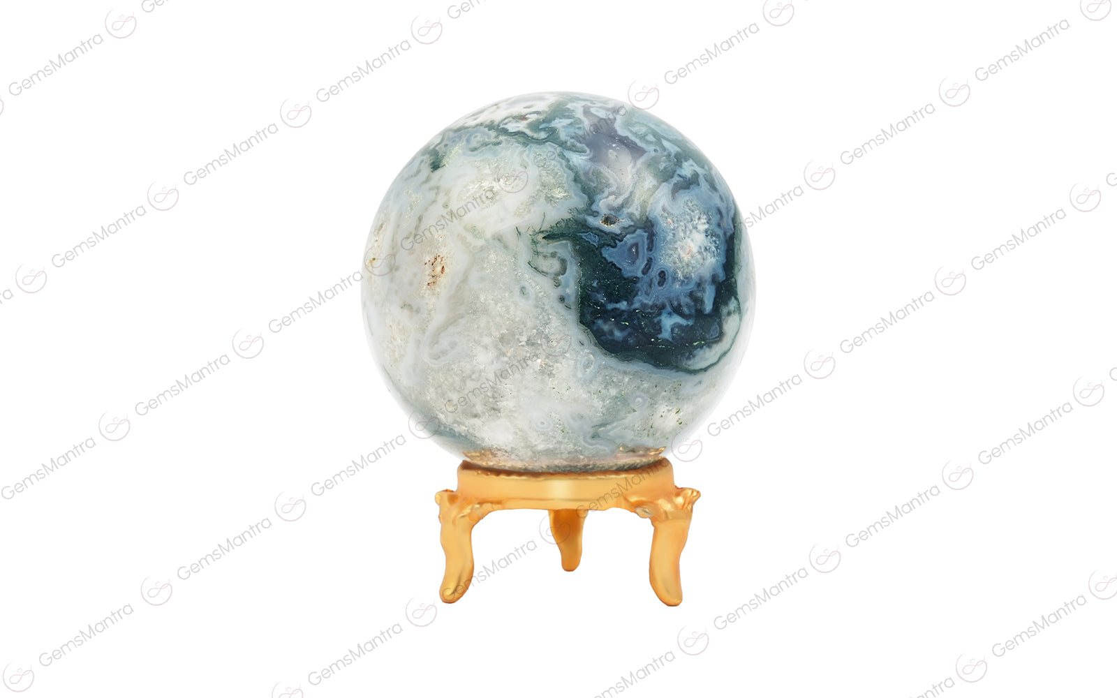 Moss Agate Sphere Ball
