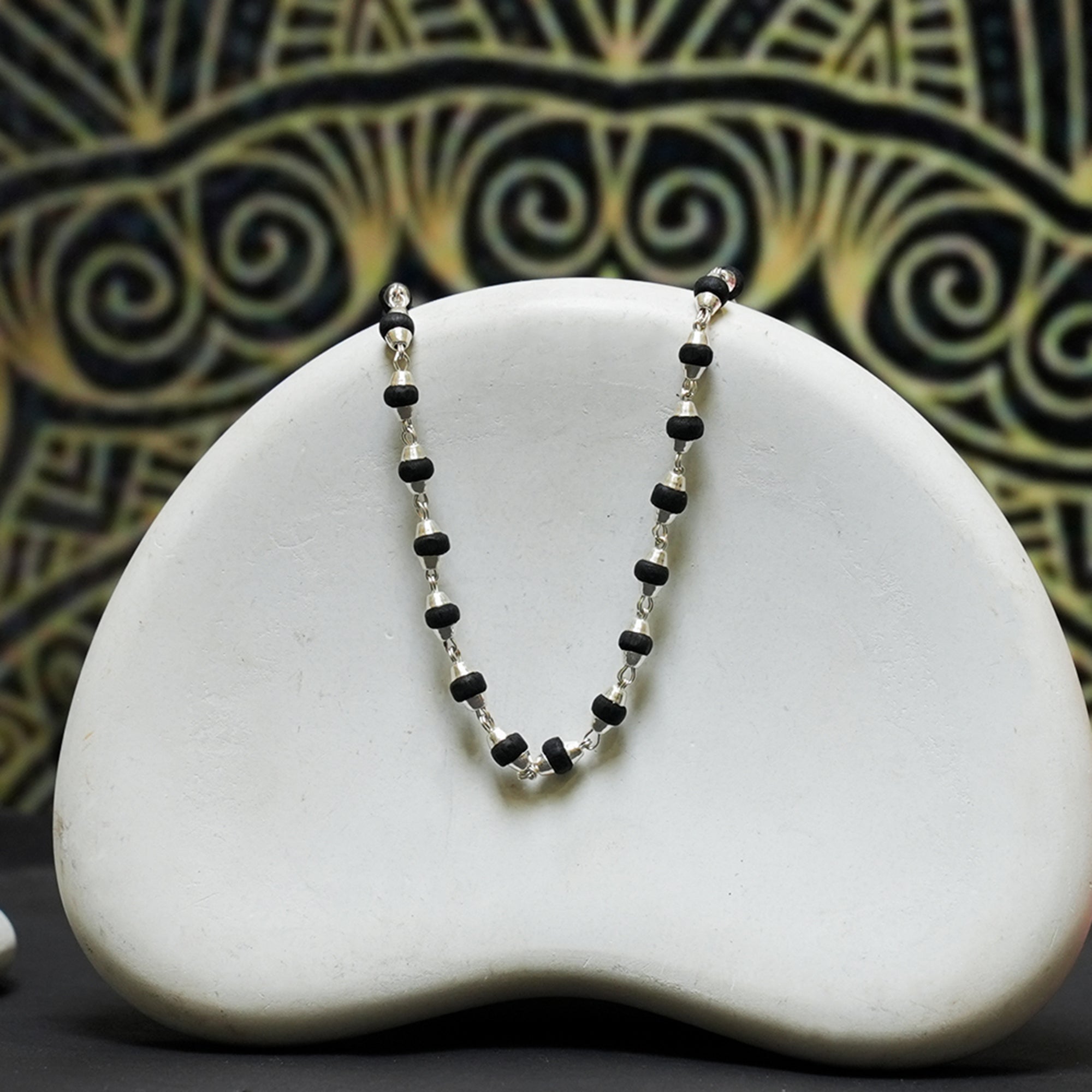Tulsi Mala Silver – for Japa (TM0031)
