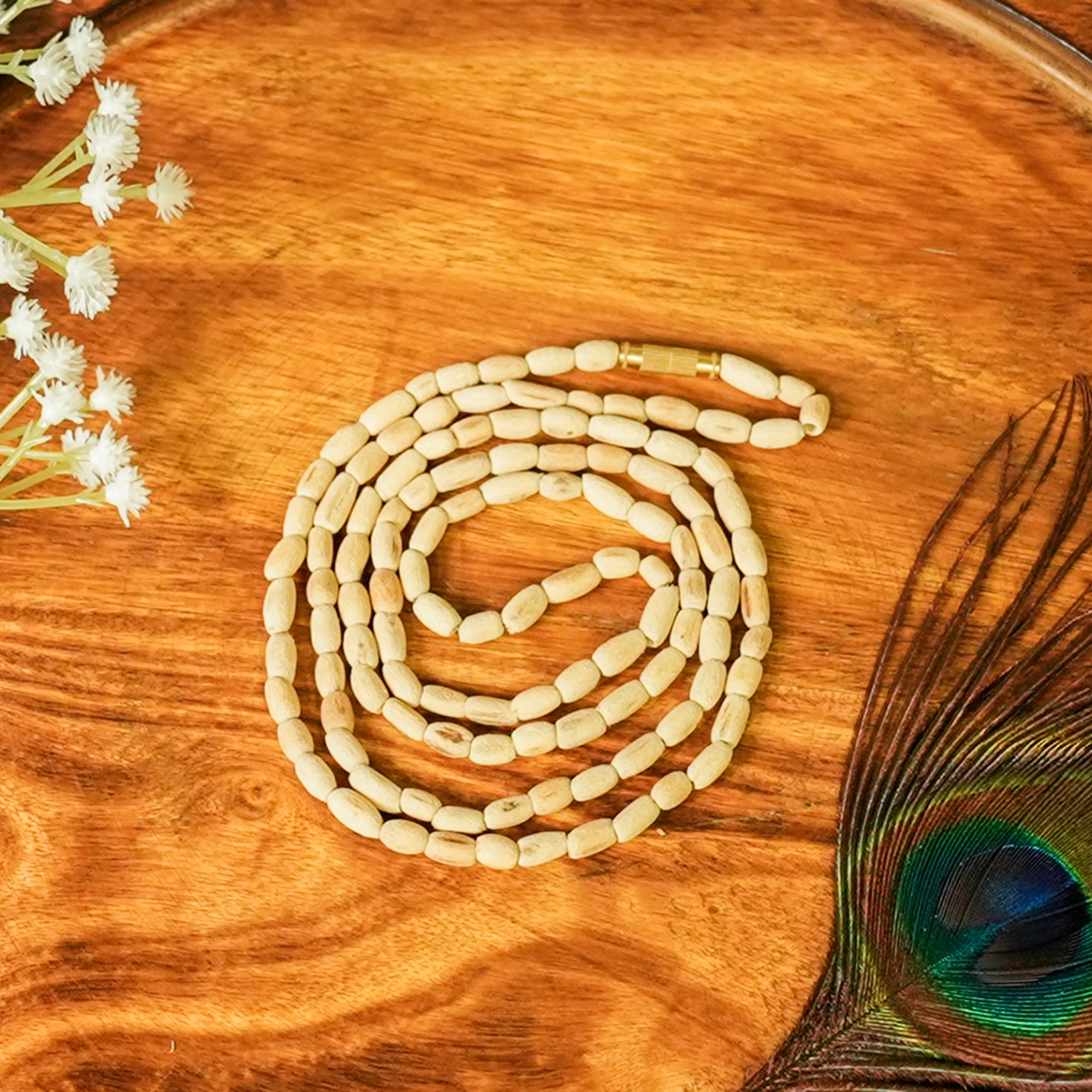 Ultra Wide Tulsi Kanthi Mala – for Japa
