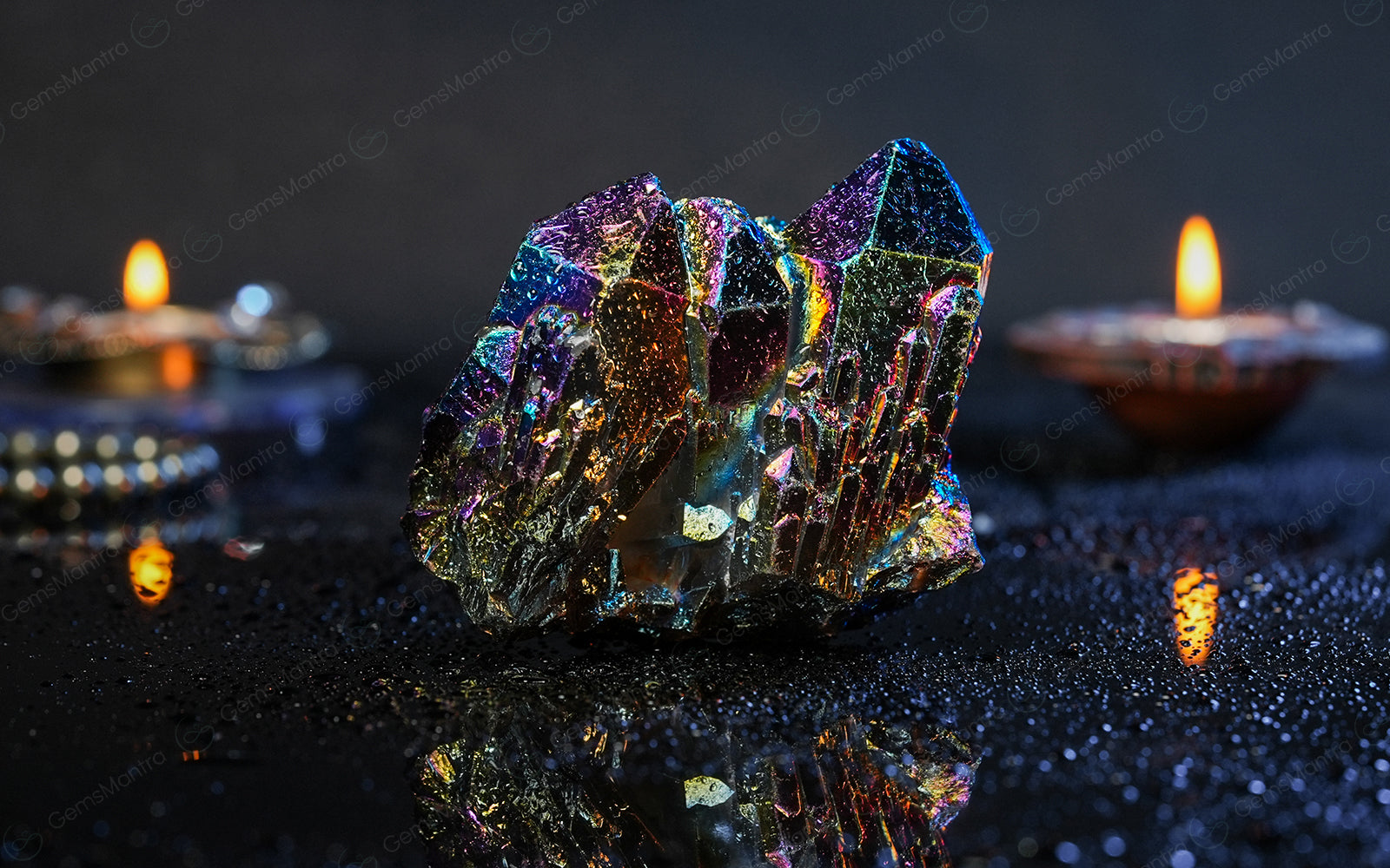 Aura Quartz Cluster