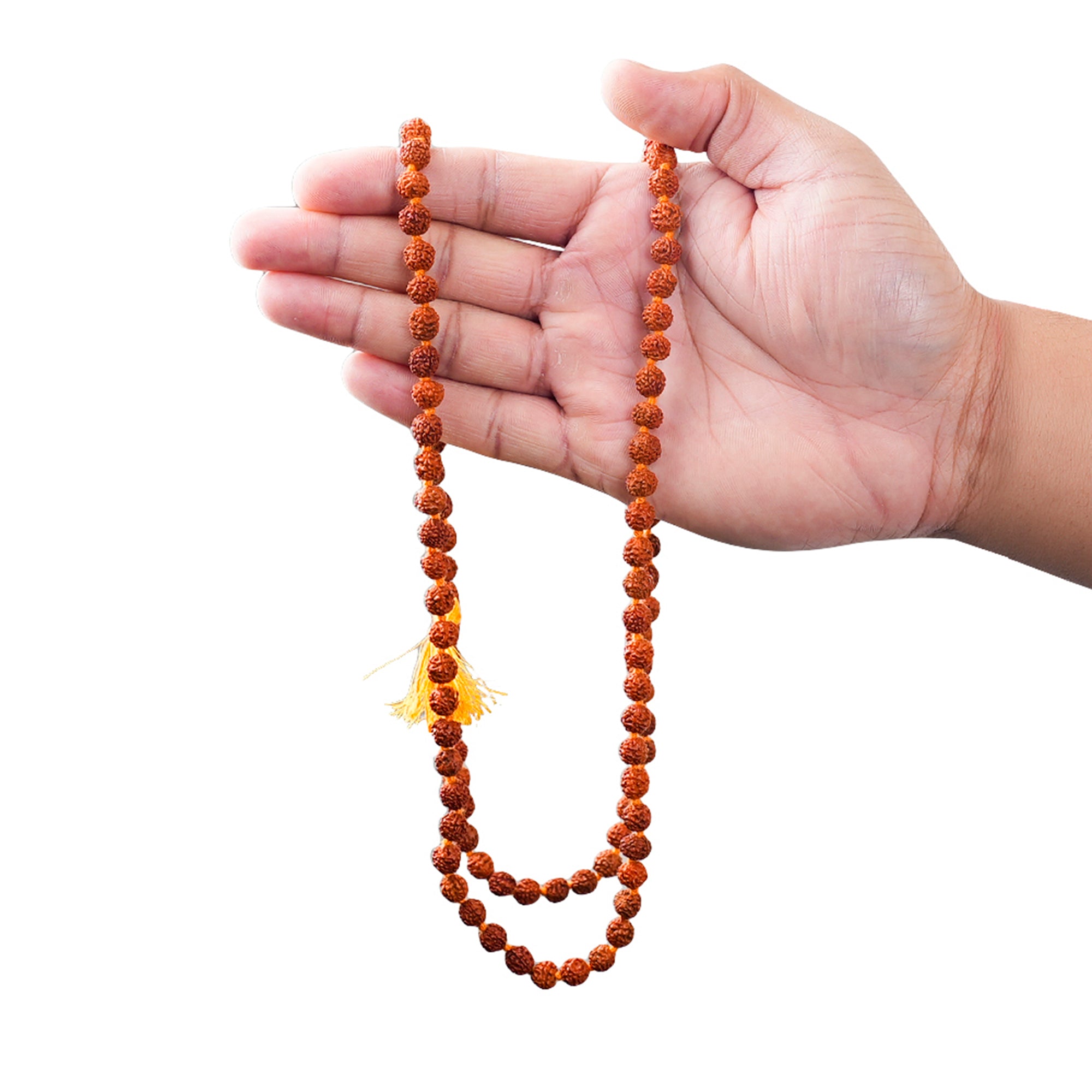 5 Mukhi Rudraksha Mala – 108+1 Beads, for Japa