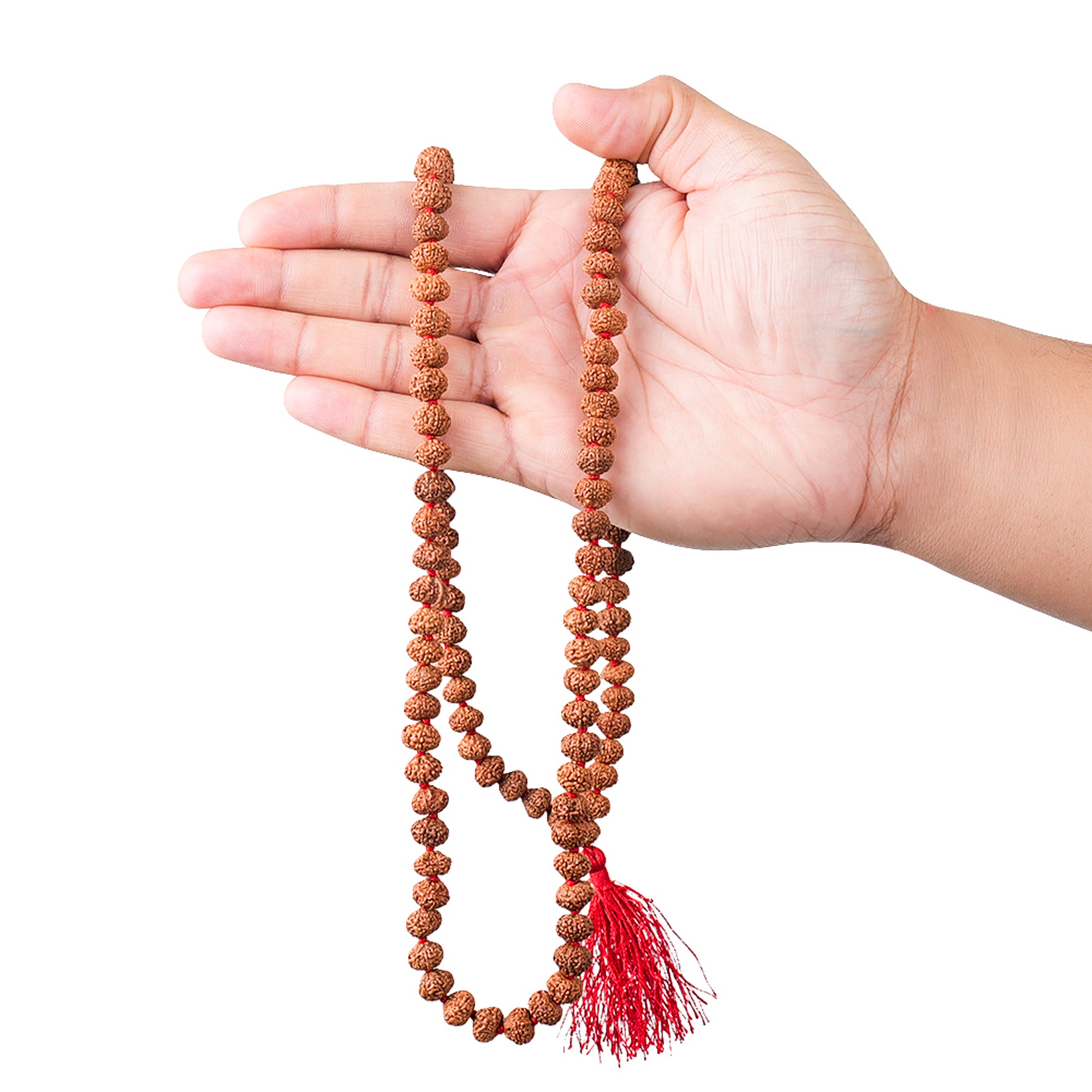 7 Mukhi Rudraksha Mala – 108 Nepali Beads, for Japa