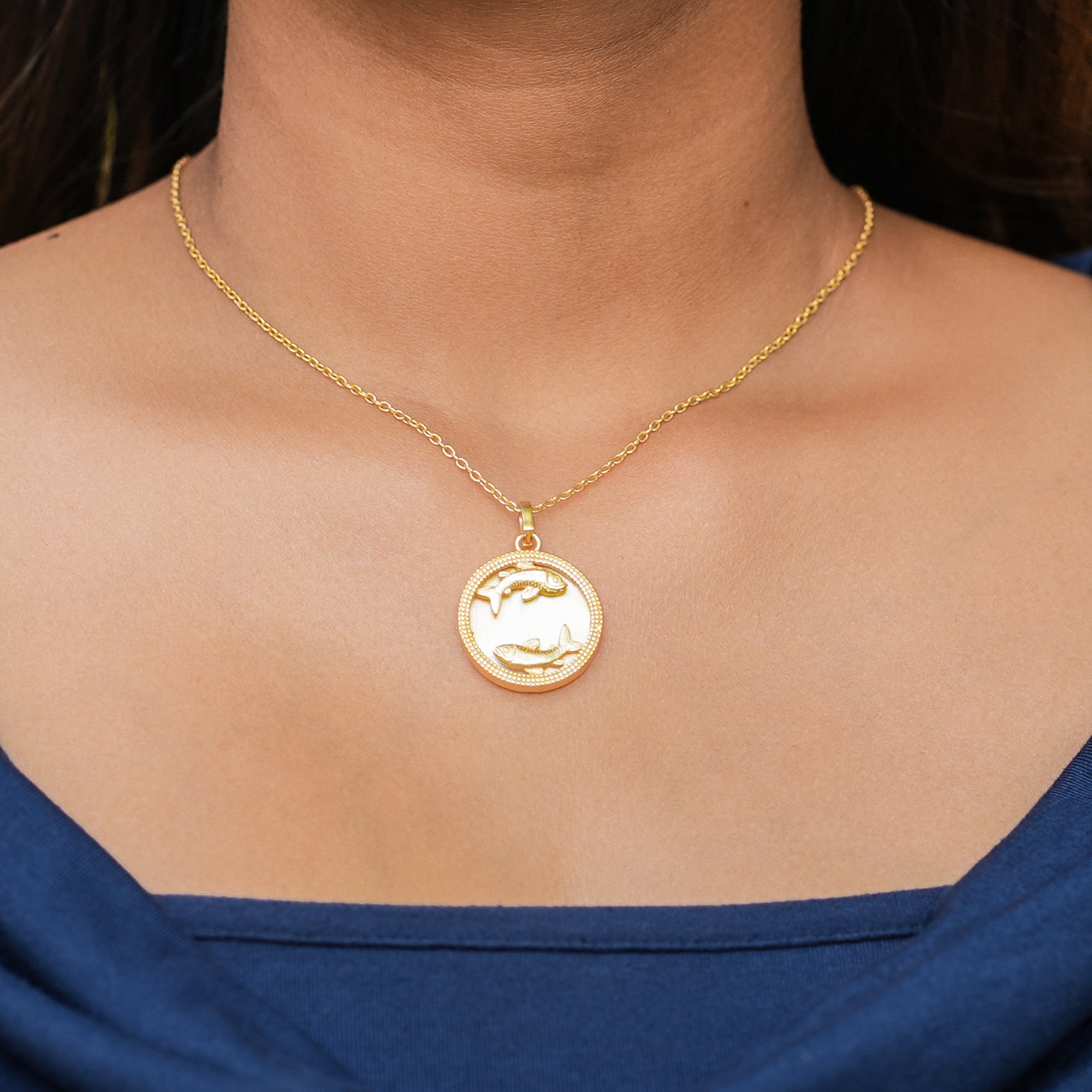 Pisces Pendant for Intuition and Grounding