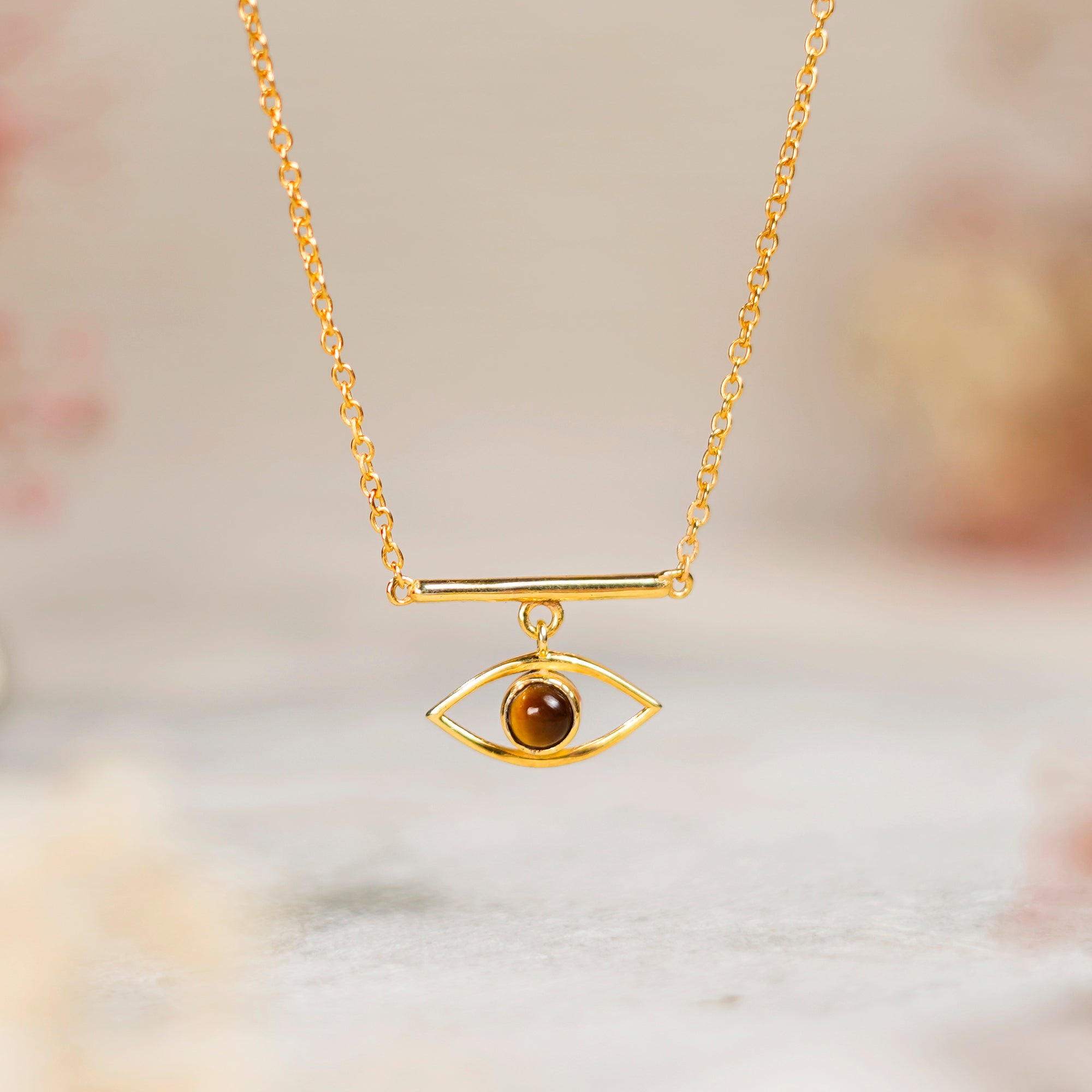Tiger Eye Protection Pendant Necklace | Everyday Protection Jewelry