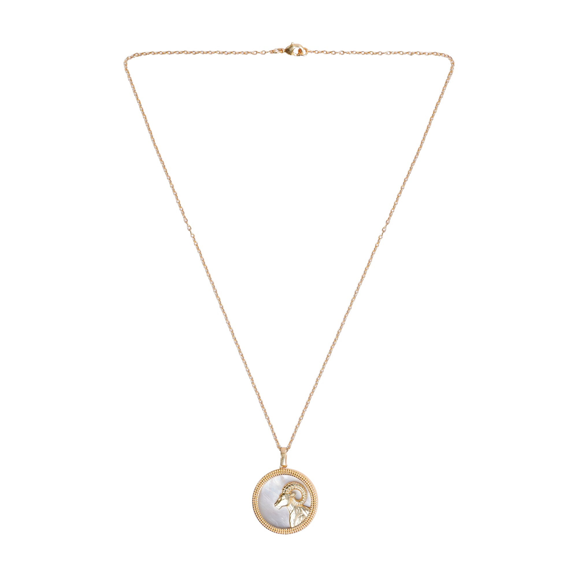 Aries Pendant for Courage and Patience