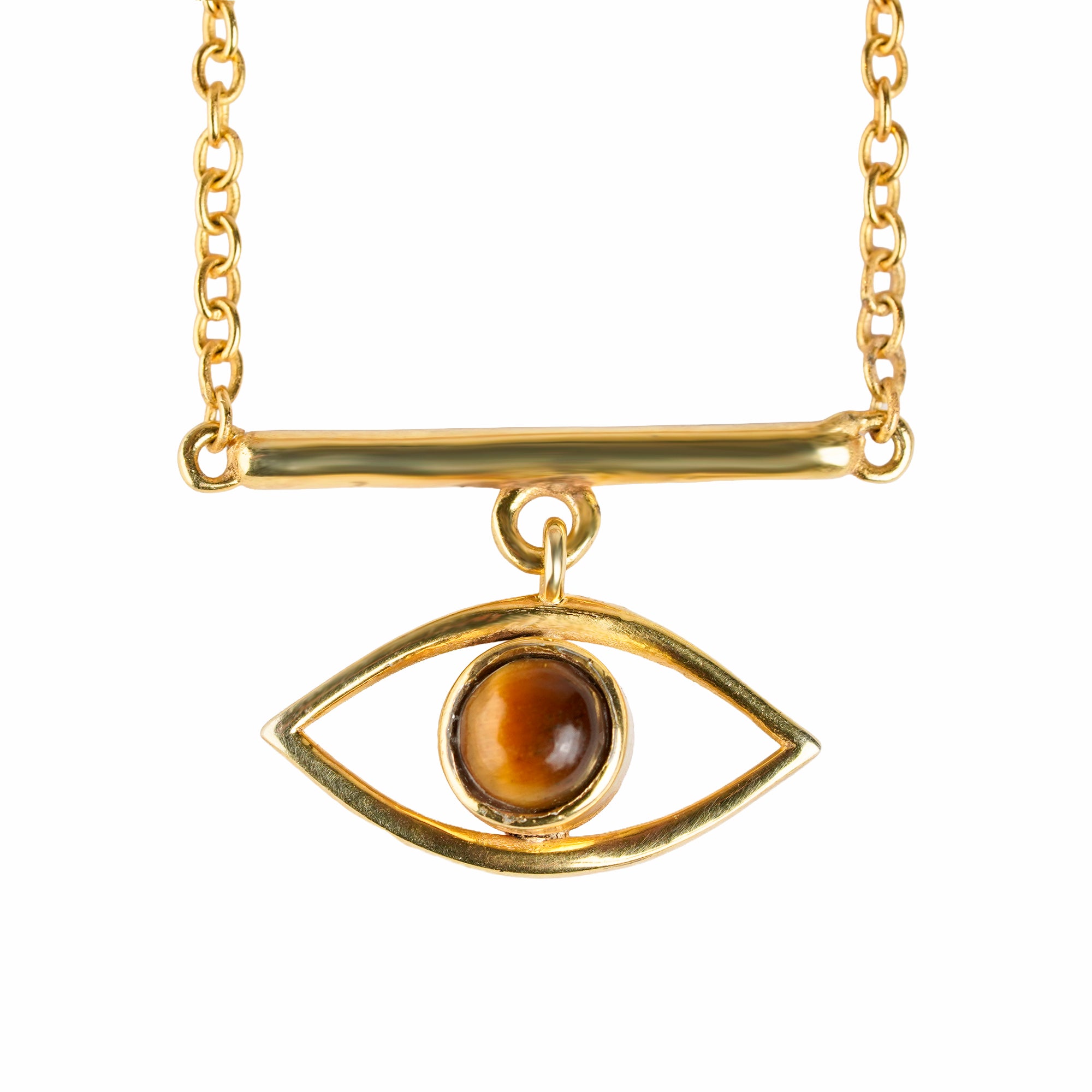 Tiger Eye Protection Pendant Necklace | Everyday Protection Jewelry