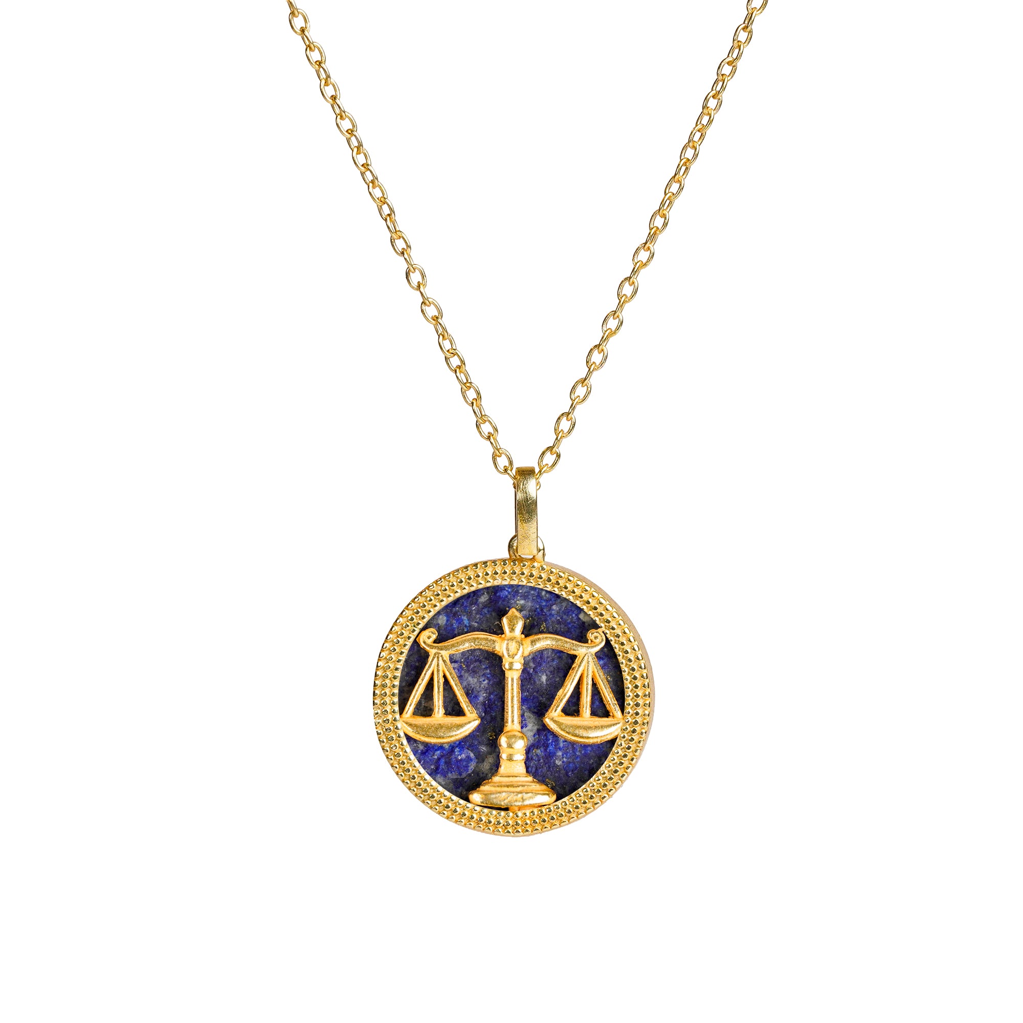 Libra Lapis Lazuli Pendant