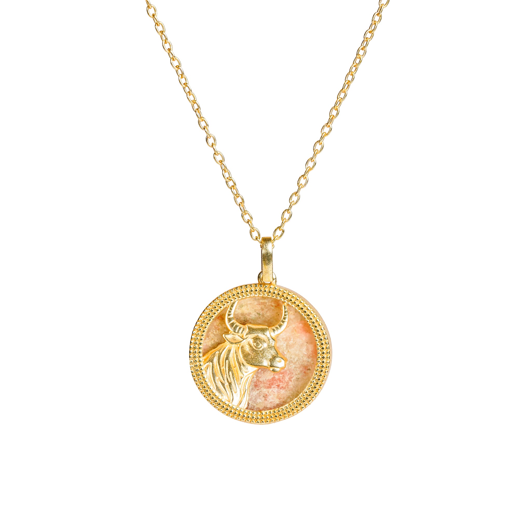 Taurus Sunstone Pendant