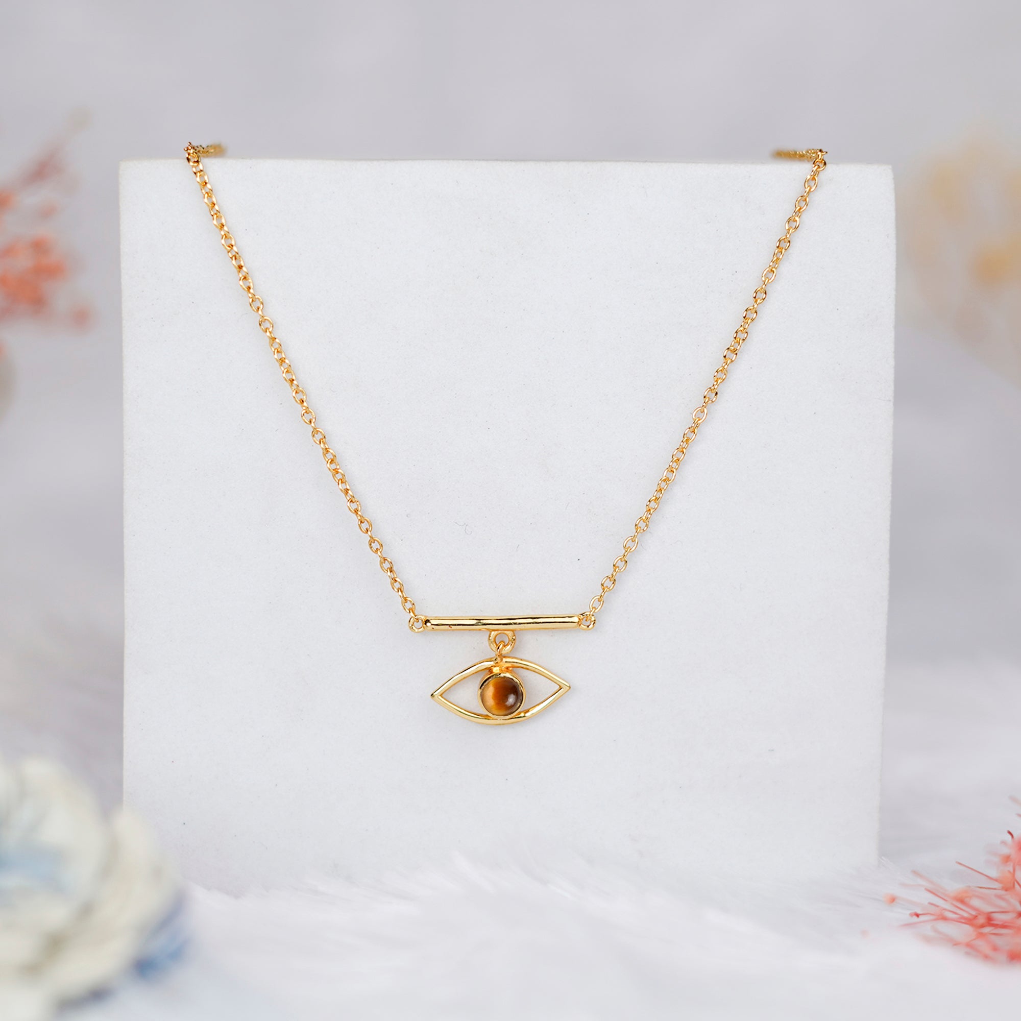 Tiger Eye Protection Pendant Necklace | Everyday Protection Jewelry
