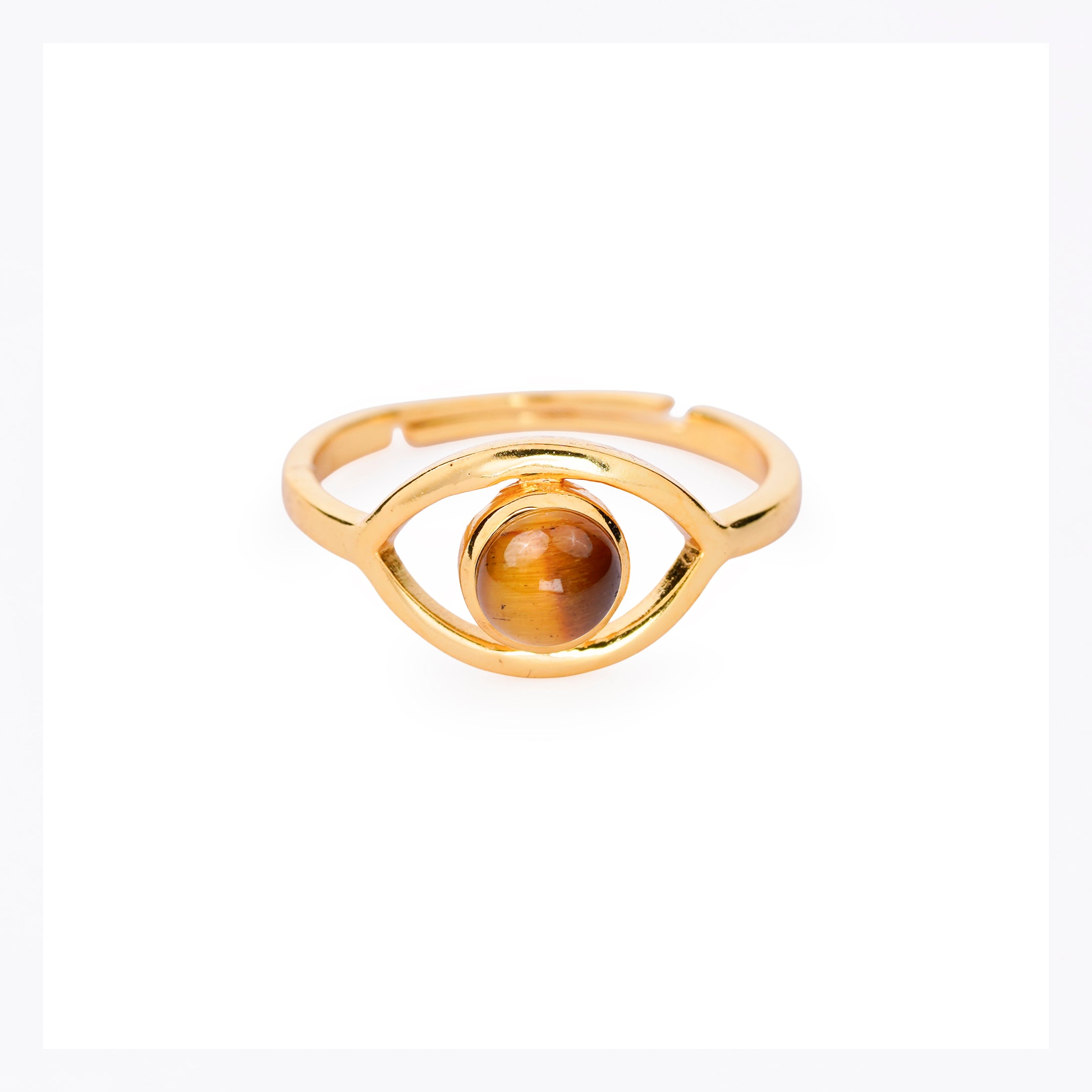 Tiger Eye Protection Ring | Everyday Protection Jewelry