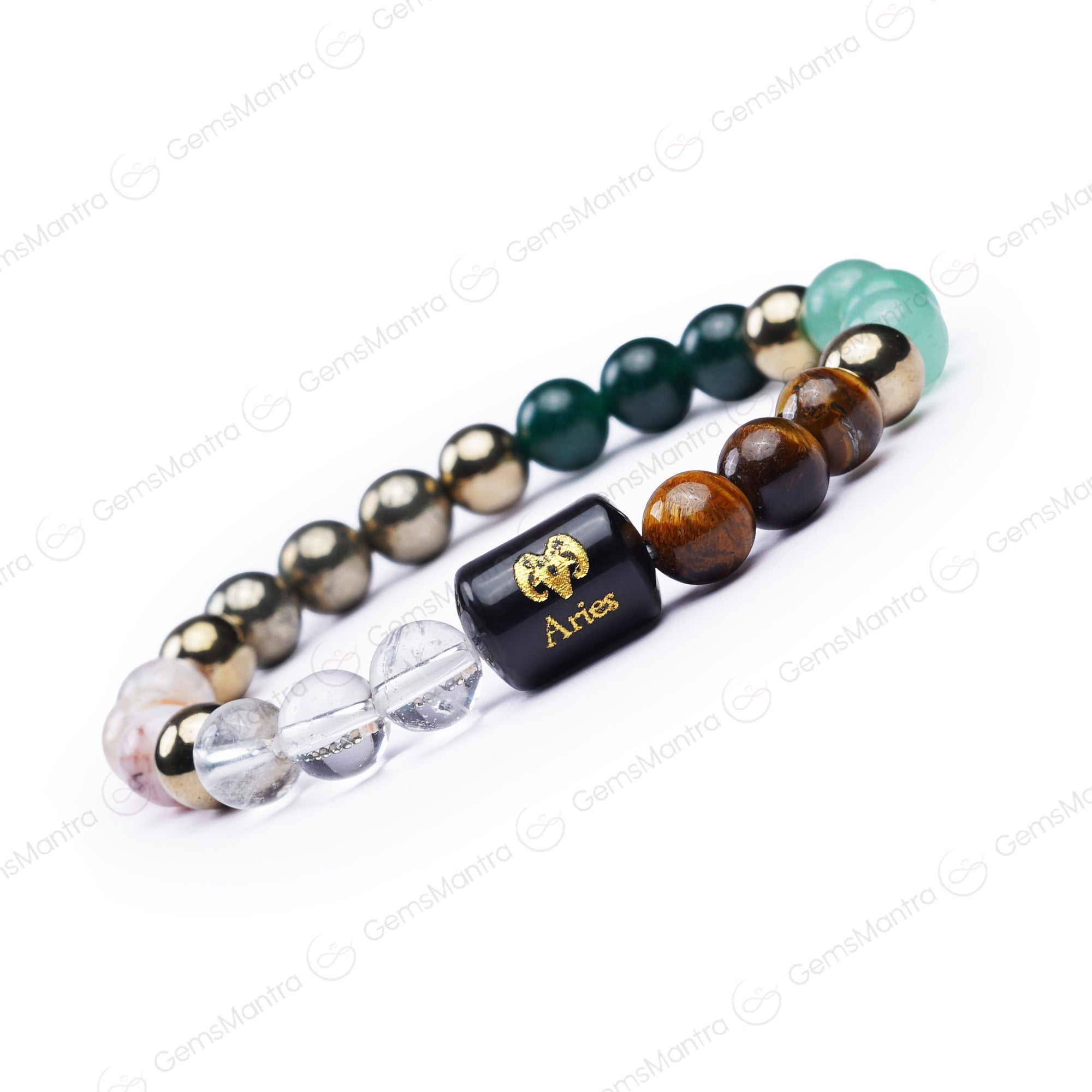 Dhan Yog Bracelet with Zodiac Charm Aries