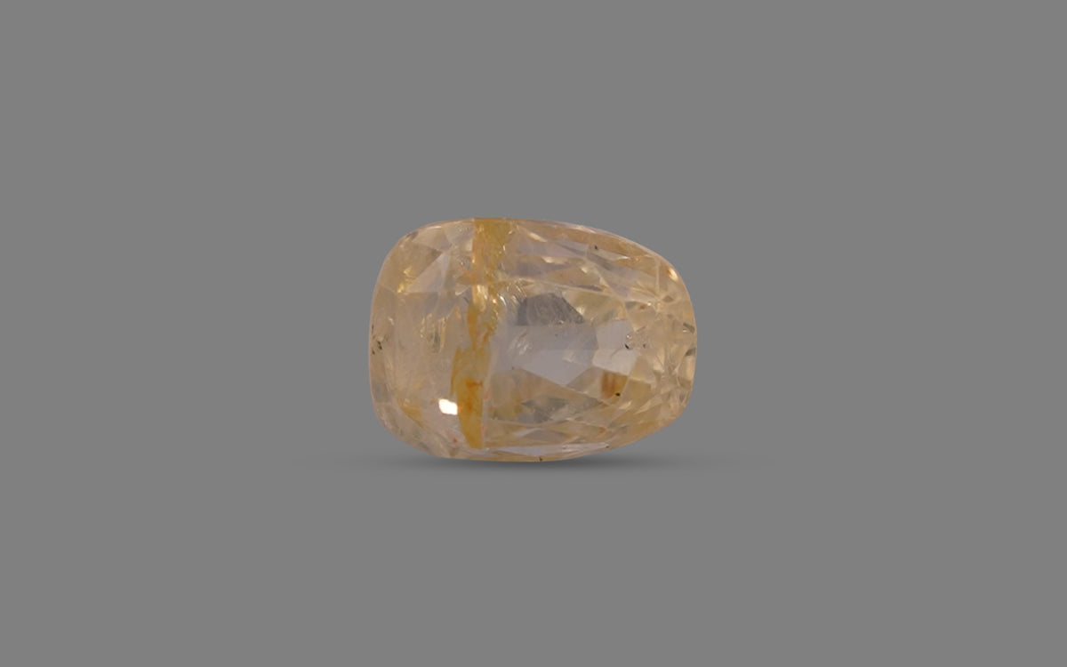 Yellow Sapphire (Pukhraj) – 4.94 Carat / 5.48 Ratti