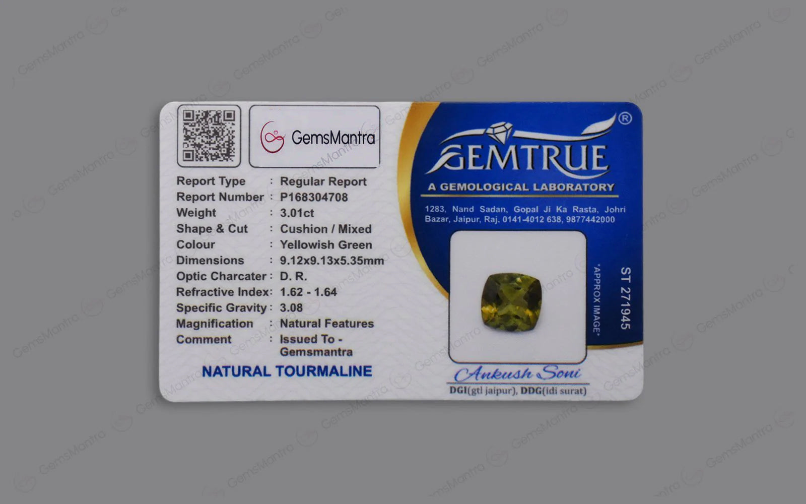 Chrome Tourmaline - 3.01 Carats