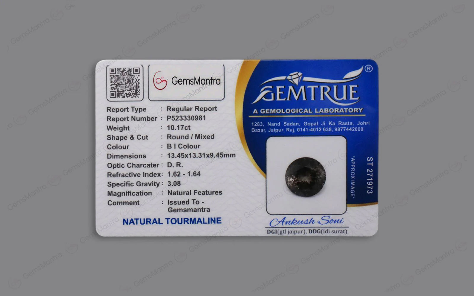 Bi Color Tourmaline - 10.17 Carats