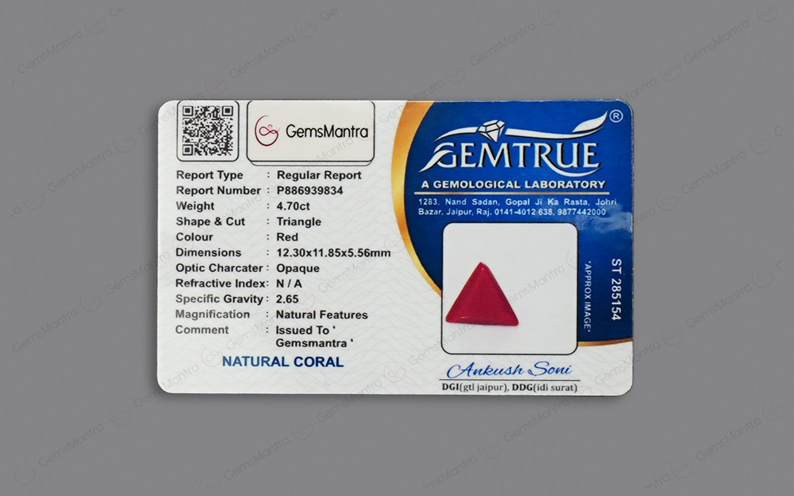 Red Coral - 4.7 Carats