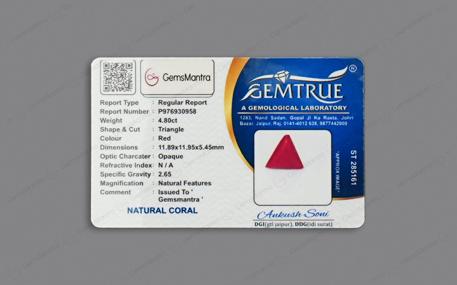 Red Coral - 4.8 Carats