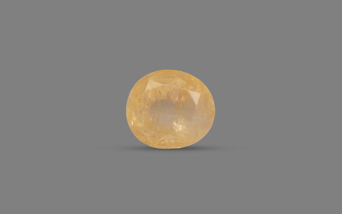 Yellow Sapphire (Pukhraj) – 5.02 Carat / 5.57 Ratti