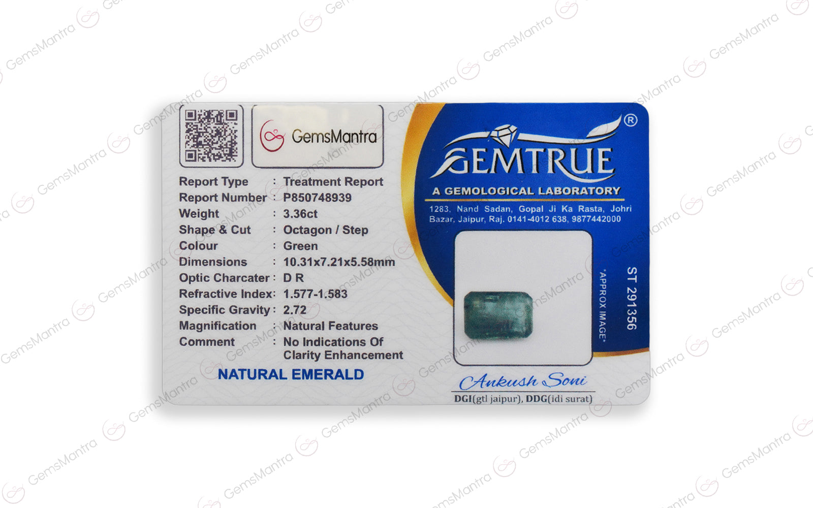 Emerald - 3.36 Carats