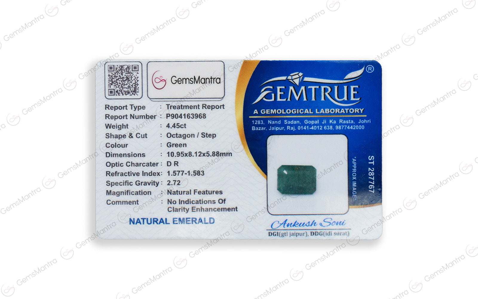 Zambian Emerald - 4.45 Carats