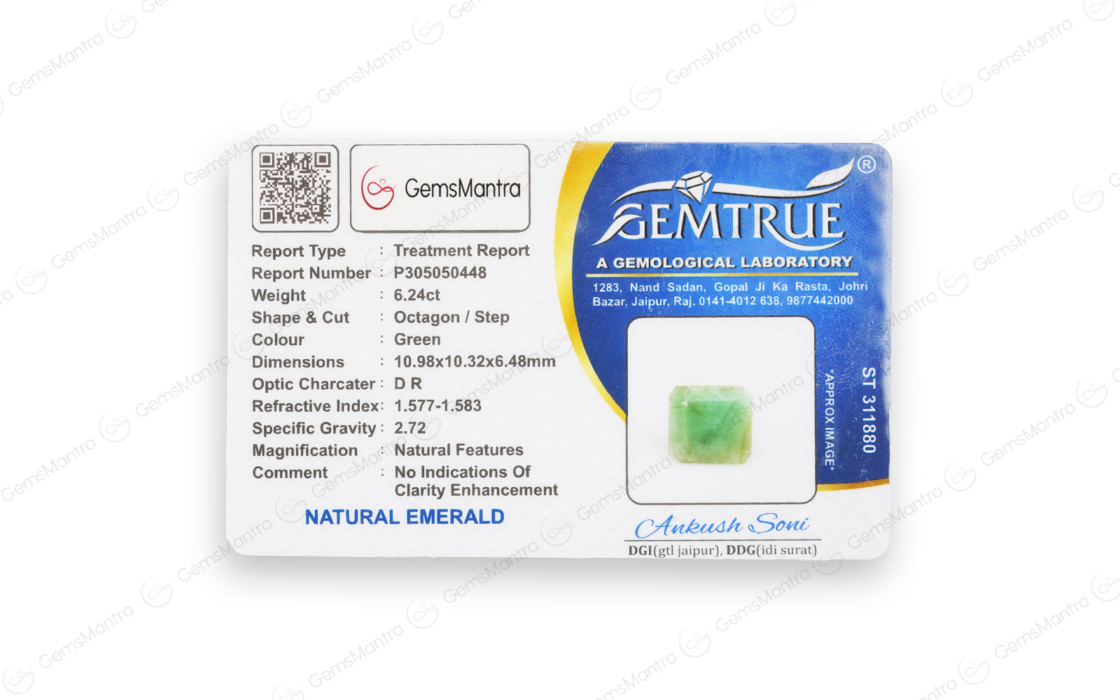 Emerald - 6.24 Carats